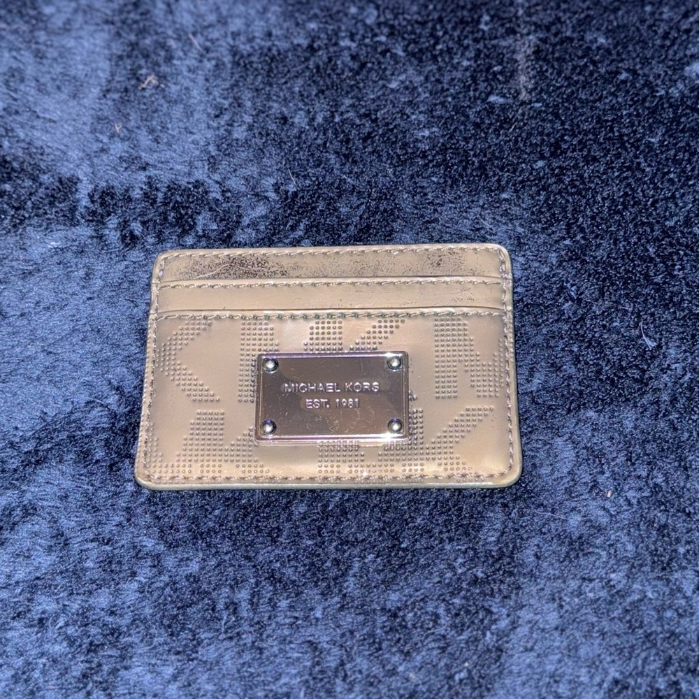 Michael Kors Silver Card Holder